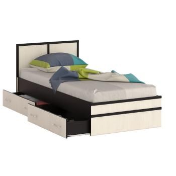 Кровать с ящиками СВК Сакура 0900