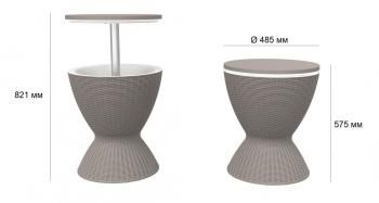 Стол пластиковый мини-бар ReeHouse Belle