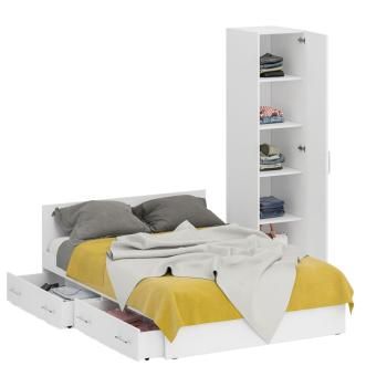 Кровать с ящиками СВК 1400 + Пенал Стандарт