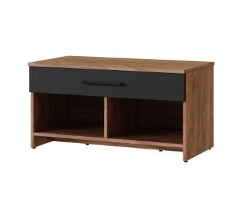 Дуб табачный/Крафт черный