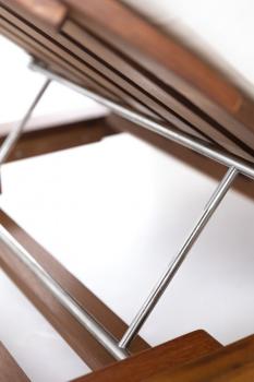 Шезлонг-лежак деревянный с матрасом WArt Spain