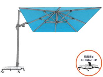 Серебристый, голубой