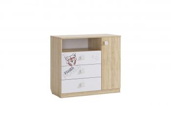 Дуб сонома/белый