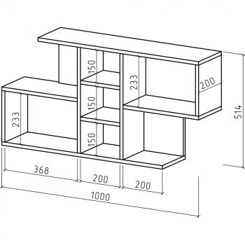 Полка настенная МФ Владимир Лайт-18