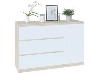 Дуб Сонома/Белый