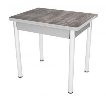 пластик 2047/ноги Хром/кромка+подстолье серый