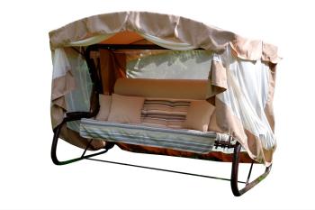 Каркас коричневый/Бежевый/Серый рис. полоска