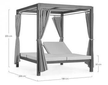 Шатер с лежаками Tagliamento Enigma