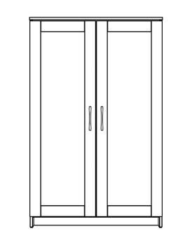 Тумба Гуд Лакк Сириус 78х123 (2 двери)