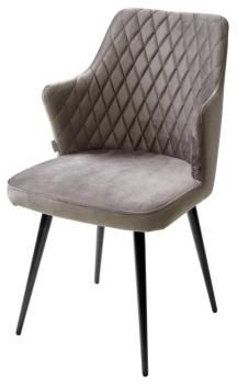 ГРАФИТ #14, велюр / черный каркас