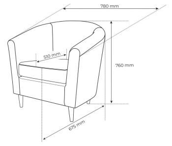 Кресло для отдыха Гуд Лакк Тунне