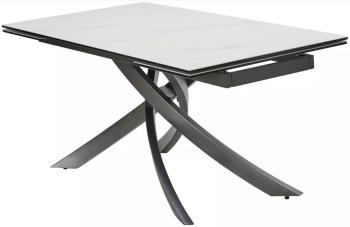 KL-99 Белый мрамор матовый, итальянская керамика/ Серый металлик