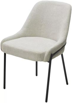 Garna-157 светло-бежевый, ткань / черный каркас