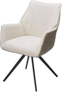 XD841-02 Бежевый, букле/ GINO-101 Бежевый, ткань/ Черный