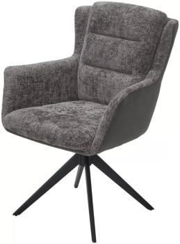 HAGA-16 Серый, ткань/ GINO-457 Серый, ткань/ Черный