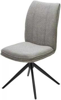 KN01-04 Светло-серый, ткань / Черный