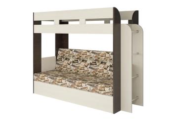 Ясень Анкор Светлый / Бодега Темный / Ткань Латте