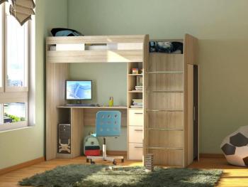 Кровать-чердак Атлант Лео