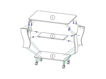 Стол журнальный Атлант Престиж 3