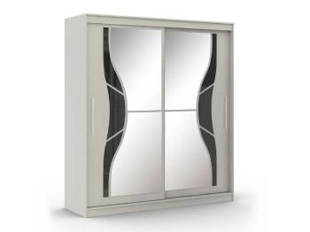 Ясень Шимо светлый/Сосна Карелия+черное стекло