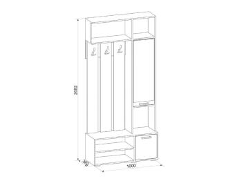 Прихожая Атлант Ивушка 23