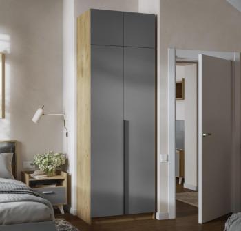 графит серый / дуб крафт золото