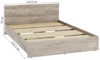 Полутораспальная кровать Woodville Адайн КР-140 140х200