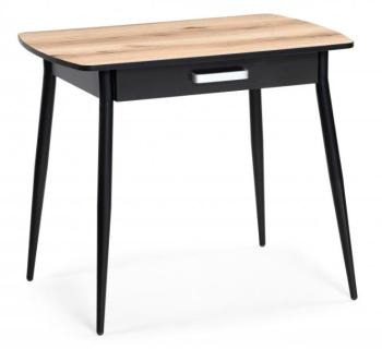 дуб делано / черный