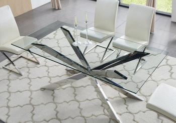 Стол ESF T 088 (160) стекло