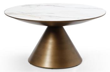 белая керамика / бронзовый