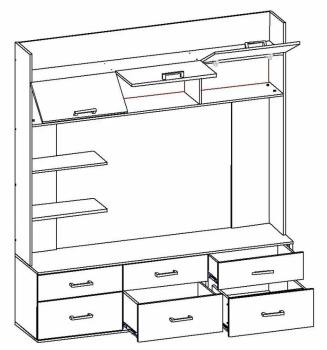 Шкаф для ТВА Атлант Сити 30