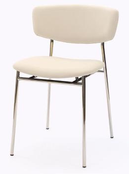 бежевый, основание хром