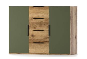 Дуб Делано Темный / Грин Софт (зеленый)