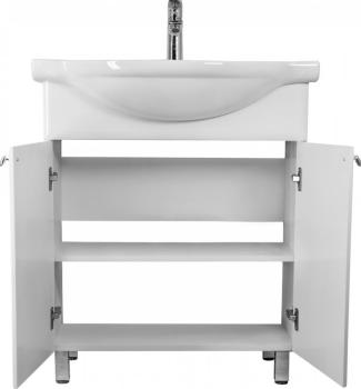 Тумба Style Line Канна 75 с раковиной Байкал-75, Люкс + Умывальник Байкал 75