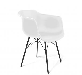 белый/черный муар