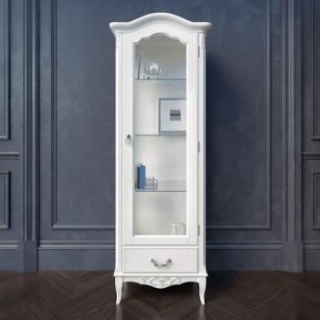 Витрина стеклянная с зеркалом Алетан Прованс WOOD R