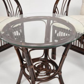 Террасный комплект TetChair New Bogota (2 кресла + стол) /с подушками/