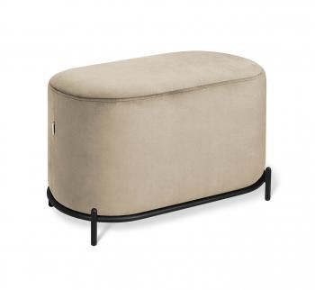 ванильный крем/черный муар