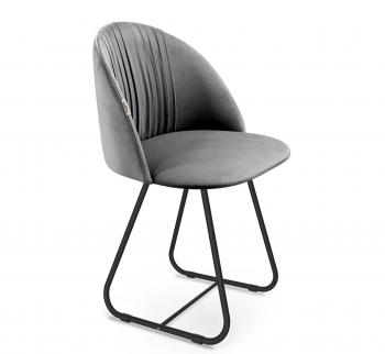 угольно-серый/черный муар