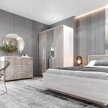 Кровать Монтале 160x200 КМК 0966.8 с ПМ