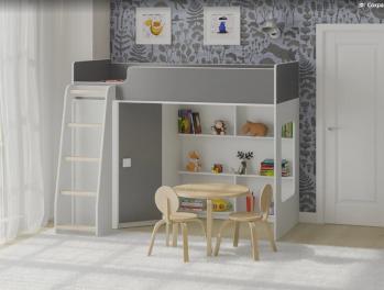 Белый/графит