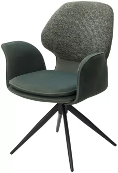 зеленый MILAN-350, ткань/ MOHAIR-350, ткань/ Черный