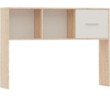 Дуб сонома/Белый