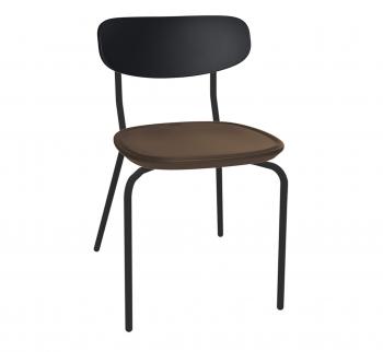 Черный/Коричневый/Черный муар