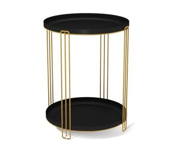 золото/черный муар