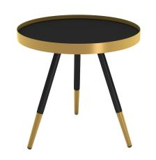 черный муар/золото/черный