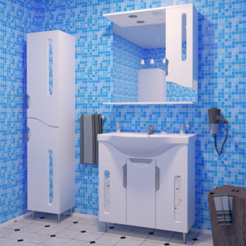 Зеркало-шкаф Stella Polar Сильва 80/С