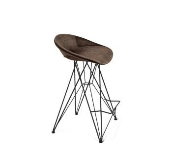 коричневый трюфель/хром лак