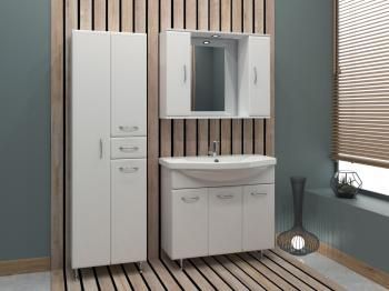 Тумба Stella Polar Концепт 90 с корзиной