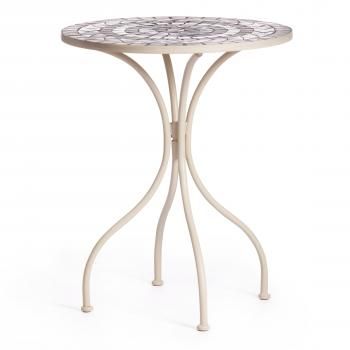 металл, белый/плитка калейдоскоп